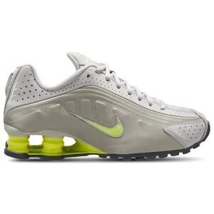 Nike Shox R4 GS Big Kids Size 5.5Y Running Shoes Grey Sneakers CW2626-008 NEW